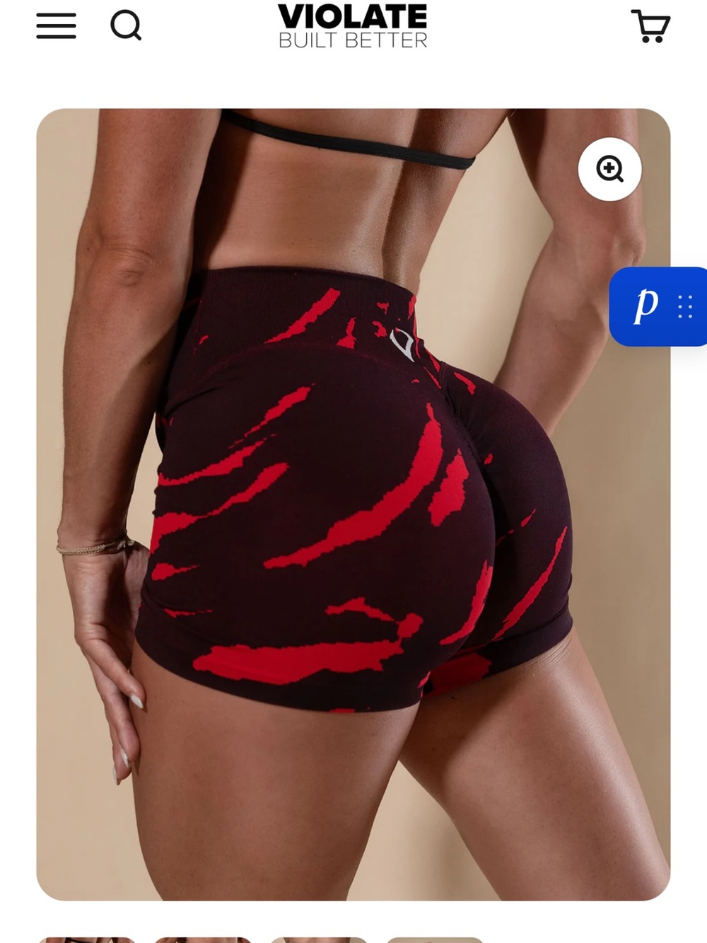Violate the dress code wild fire seamless shorts